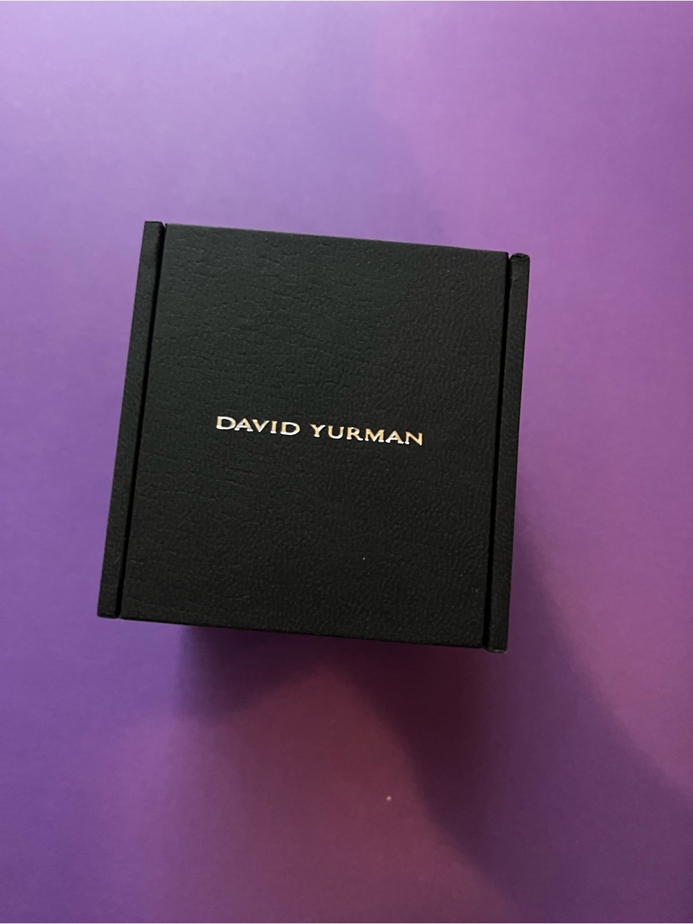 David Yurman Black Jewelry Box Ring Size
